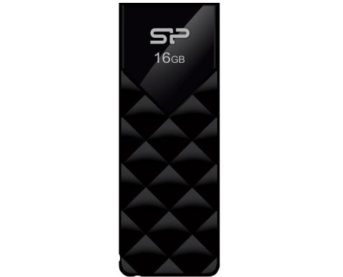 Silicon Power Pendrive Silicon Power Ultima U03 16GB USB 2.0 kolor czarny (SP016GBUF2U03V1K) Silicon Power Pendrive Silicon Power Ultima U03 16GB USB 2.0 kolor czarny (SP016GBUF2U03V1K)