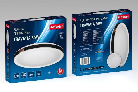 Activejet Plafon LED Activejet AJE-TRAVIATA 36W (WYPRZEDAŻ) Activejet Plafon LED Activejet AJE-TRAVIATA 36W (WYPRZEDAŻ)