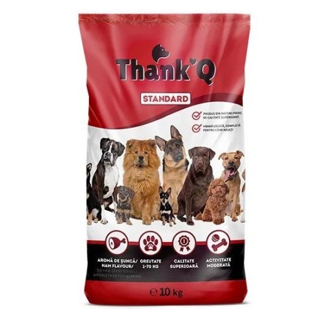 HURTOWNIA KARM THANK'Q STANDARD smak szynka karma dla psa 10kg