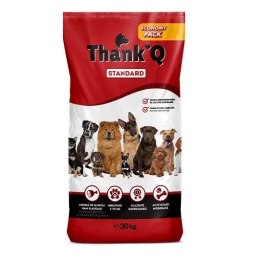 HURTOWNIA KARM THANK'Q STANDARD smak wołowiny karma dla psa 20kg