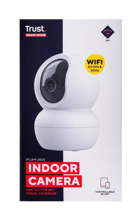 Trust Kamera IP Trust IPCAM-2800 Indoor PTZ Wi-Fi White Trust Kamera IP Trust IPCAM-2800 Indoor PTZ Wi-Fi White