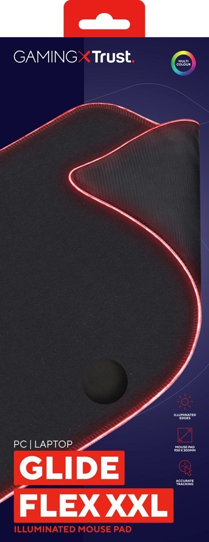 Trust Podkładka pod mysz TRUST GXT764 GLIDE-FLEX RGB XXL