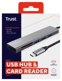 Trust Trust HALYX FAST USB-C HUB CARD READER Trust Trust HALYX FAST USB-C HUB CARD READER