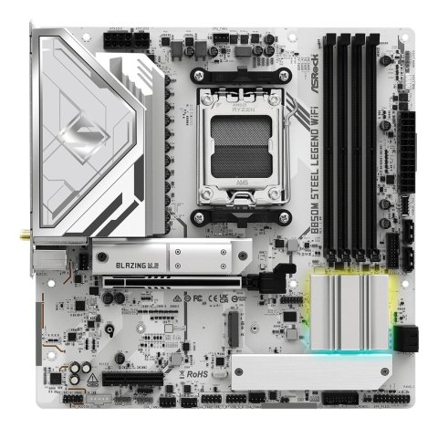 Asrock Płyta główna ASRock B850M Steel Legend WiFi Asrock Płyta główna ASRock B850M Steel Legend WiFi