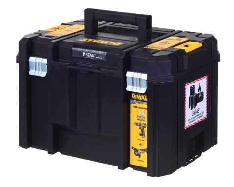 DeWalt Zestaw COMBO 18V DCD796, DCG405 + 2x5,0Ah DCK208 DeWalt Zestaw COMBO 18V DCD796, DCG405 + 2x5,0Ah DCK208