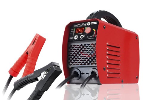 EverActive EVERACTIVE PROSTOWNIK SAMOCHODOWY Z ROZRUCHEM, INWERTEROWY, DO AKUMULATORA12V/24V CBC40 (WYPRZEDAŻ)