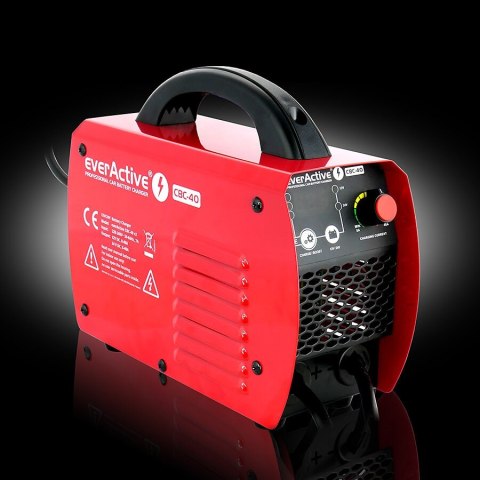 EverActive EVERACTIVE PROSTOWNIK SAMOCHODOWY Z ROZRUCHEM, INWERTEROWY, DO AKUMULATORA12V/24V CBC40 (WYPRZEDAŻ)