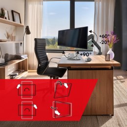 Maclean MACLEAN UCHWYT BIURKOWY DO MONITORA LCD 17-57