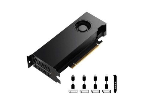 PNY Technologies Karta graficzna PNY NVIDIA RTX 4000 SFF Ada Generation, 20 GB GDDR6 160-bit, PCIe 4.0 x16, Dual Slot, 4x Mini DP 1.4a, LP - ATX PNY Technologies Karta graficzna PNY NVIDIA RTX 4000 SFF Ada Generation, 20 GB GDDR6 160-bit, PCIe 4.0 x16, Dual Slot, 4x Mini DP 1.4a, LP - ATX