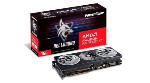 PowerColor Karta graficzna PowerColor Radeon RX 7800 XT Hellhound 16GB OC GDDR6 PowerColor Karta graficzna PowerColor Radeon RX 7800 XT Hellhound 16GB OC GDDR6