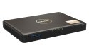 QNAP Qnap TBS-464-8G, Compact, 4 x M.2 2280 PCIe, Intel Celeron N5105/N5095 Quad Core, onboard 8GB DDR4 (not expandable), 2 x 2.5GbE,