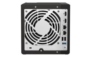 QNAP Qnap TS-453E-8G, Tower, 4 x 2.5"/3.5" SATA , Intel Celeron J6412 4C/4T, 8 GB DDR4 onboard not expandable, 2 x 2.5GbE, External a