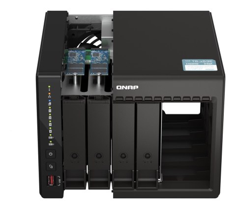 QNAP Qnap TS-453E-8G, Tower, 4 x 2.5"/3.5" SATA , Intel Celeron J6412 4C/4T, 8 GB DDR4 onboard not expandable, 2 x 2.5GbE, External a QNAP Qnap TS-453E-8G, Tower, 4 x 2.5"/3.5" SATA , Intel Celeron J6412 4C/4T, 8 GB DDR4 onboard not expandable, 2 x 2.5GbE, External a