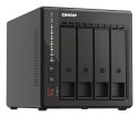 QNAP Qnap TS-453E-8G, Tower, 4 x 2.5"/3.5" SATA , Intel Celeron J6412 4C/4T, 8 GB DDR4 onboard not expandable, 2 x 2.5GbE, External a