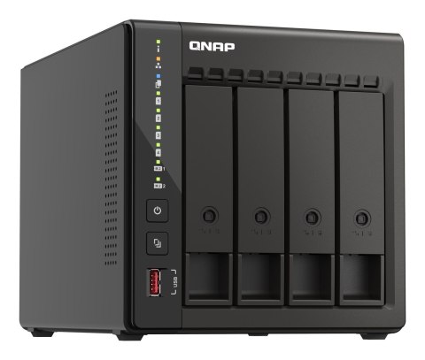 QNAP Qnap TS-453E-8G, Tower, 4 x 2.5"/3.5" SATA , Intel Celeron J6412 4C/4T, 8 GB DDR4 onboard not expandable, 2 x 2.5GbE, External a QNAP Qnap TS-453E-8G, Tower, 4 x 2.5"/3.5" SATA , Intel Celeron J6412 4C/4T, 8 GB DDR4 onboard not expandable, 2 x 2.5GbE, External a