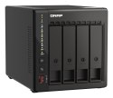 QNAP Qnap TS-453E-8G, Tower, 4 x 2.5"/3.5" SATA , Intel Celeron J6412 4C/4T, 8 GB DDR4 onboard not expandable, 2 x 2.5GbE, External a