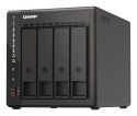 QNAP Qnap TS-453E-8G, Tower, 4 x 2.5"/3.5" SATA , Intel Celeron J6412 4C/4T, 8 GB DDR4 onboard not expandable, 2 x 2.5GbE, External a