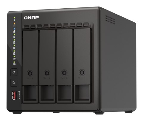 QNAP Qnap TS-453E-8G, Tower, 4 x 2.5"/3.5" SATA , Intel Celeron J6412 4C/4T, 8 GB DDR4 onboard not expandable, 2 x 2.5GbE, External a QNAP Qnap TS-453E-8G, Tower, 4 x 2.5"/3.5" SATA , Intel Celeron J6412 4C/4T, 8 GB DDR4 onboard not expandable, 2 x 2.5GbE, External a