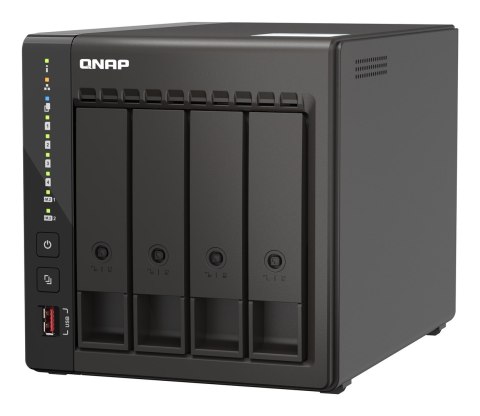 QNAP Qnap TS-453E-8G, Tower, 4 x 2.5"/3.5" SATA , Intel Celeron J6412 4C/4T, 8 GB DDR4 onboard not expandable, 2 x 2.5GbE, External a QNAP Qnap TS-453E-8G, Tower, 4 x 2.5"/3.5" SATA , Intel Celeron J6412 4C/4T, 8 GB DDR4 onboard not expandable, 2 x 2.5GbE, External a