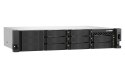 QNAP Qnap TS-855eU-8G, 2U, 8 x 2.5"/3.5" SATA, Intel Atom C5125 8C/8T, 8 GB SODIMM DDR4 (max. 64GB ), 2 x 2.5GbE, Single PSU