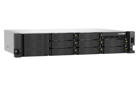 QNAP Qnap TS-855eU-8G, 2U, 8 x 2.5"/3.5" SATA, Intel Atom C5125 8C/8T, 8 GB SODIMM DDR4 (max. 64GB ), 2 x 2.5GbE, Single PSU QNAP Qnap TS-855eU-8G, 2U, 8 x 2.5"/3.5" SATA, Intel Atom C5125 8C/8T, 8 GB SODIMM DDR4 (max. 64GB ), 2 x 2.5GbE, Single PSU