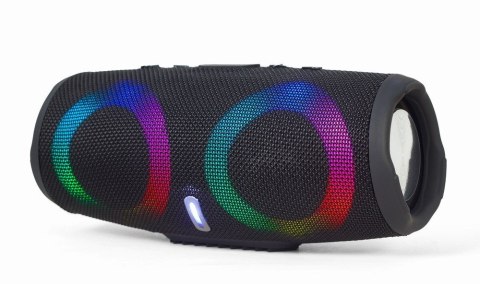 GEMBIRD GEMBIRD PRZENOŚNY GŁOŚNIK BLUETOOTH LED RMS 2X 5W, WBUDOWANY MIKROFON, KOLOR CZARNY, USB, AUX, MICROSD GEMBIRD GEMBIRD PRZENOŚNY GŁOŚNIK BLUETOOTH LED RMS 2X 5W, WBUDOWANY MIKROFON, KOLOR CZARNY, USB, AUX, MICROSD