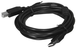 GEMBIRD Kabel GEMBIRD CCF-USB2-AMBM-10 (USB 2.0 typu A M - USB 2.0 typu B M; 3m; kolor czarny)
