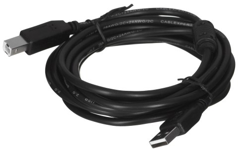GEMBIRD Kabel GEMBIRD CCF-USB2-AMBM-10 (USB 2.0 typu A M - USB 2.0 typu B M; 3m; kolor czarny) GEMBIRD Kabel GEMBIRD CCF-USB2-AMBM-10 (USB 2.0 typu A M - USB 2.0 typu B M; 3m; kolor czarny)