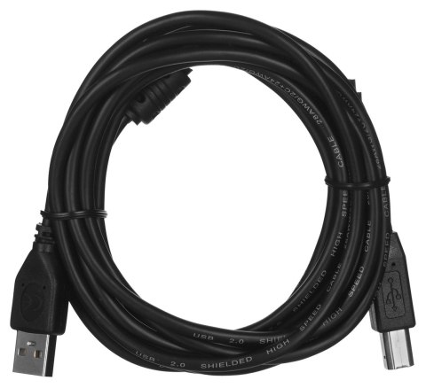 GEMBIRD Kabel GEMBIRD CCF-USB2-AMBM-10 (USB 2.0 typu A M - USB 2.0 typu B M; 3m; kolor czarny) GEMBIRD Kabel GEMBIRD CCF-USB2-AMBM-10 (USB 2.0 typu A M - USB 2.0 typu B M; 3m; kolor czarny)