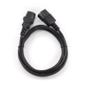 GEMBIRD Kabel GEMBIRD PC-189 (C13 / IEC C13 / IEC 320 C13 - C14 ; 1,8m; kolor czarny)