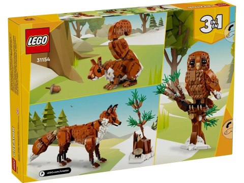Lego LEGO Creator 3w1 31154 - Leśne zw. Czerwony lis Lego LEGO Creator 3w1 31154 - Leśne zw. Czerwony lis