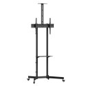 Maclean MACLEAN STAND / WÓZEK DO TV, PÓŁKA NA KAMERĘ, NA KÓŁKACH, 37-70", MAX. OBCIĄŻENIE 45KG/5KG PÓŁKA, MAX. VESA 600X400 MC-113 B
