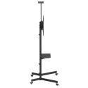 Maclean MACLEAN STAND / WÓZEK DO TV, PÓŁKA NA KAMERĘ, NA KÓŁKACH, 37-70", MAX. OBCIĄŻENIE 45KG/5KG PÓŁKA, MAX. VESA 600X400 MC-113 B
