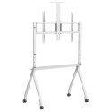 Maclean MACLEAN STAND / WÓZEK DO TV, PÓŁKA NA KAMERĘ, NA KÓŁKACH, 55-100", MAX. OBCIĄŻENIE 120KG/10KG PÓŁKA, MAX. VESA 900X600 MC-114