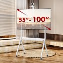 Maclean MACLEAN STAND / WÓZEK DO TV, PÓŁKA NA KAMERĘ, NA KÓŁKACH, 55-100", MAX. OBCIĄŻENIE 120KG/10KG PÓŁKA, MAX. VESA 900X600 MC-114