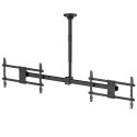 Maclean MACLEAN UCHWYT SUFITOWY DLA DWÓCH TV, MAX. OBCIĄŻENIE 2X40KG, 34-60", MAX VESA 600X400 MC-111 B