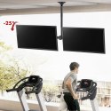 Maclean MACLEAN UCHWYT SUFITOWY DLA DWÓCH TV, MAX. OBCIĄŻENIE 2X40KG, 34-60", MAX VESA 600X400 MC-111 B
