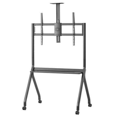 Maclean MACLEAN WÓZEK DO TV, PÓŁKA NA KAMERĘ, NA KÓŁKACH, 55-100", MAX. OBCIĄŻENIE 120KG/10KG PÓŁKA, MAX. VESA 900X600 MC-114 B