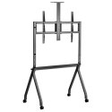 Maclean MACLEAN WÓZEK DO TV, PÓŁKA NA KAMERĘ, NA KÓŁKACH, 55-100", MAX. OBCIĄŻENIE 120KG/10KG PÓŁKA, MAX. VESA 900X600 MC-114 B