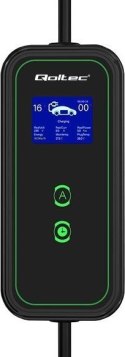 Qoltec Qoltec Mobilna ładowarka do samochodów EV 2w1 Typ2 3.5kW 230V