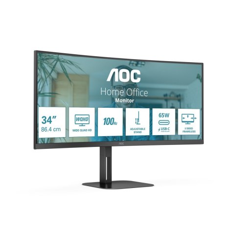 AOC MONITOR AOC LED 34" CU34V5C/BK AOC MONITOR AOC LED 34" CU34V5C/BK