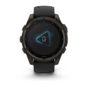 Garmin Zegarek sportowy Garmin Fenix 8 Solar Sapphire Titanium Carbon Grey 47mm Tytanowy