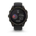 Garmin Zegarek sportowy Garmin Fenix 8 Solar Sapphire Titanium Carbon Grey 47mm Tytanowy