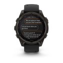 Garmin Zegarek sportowy Garmin Fenix 8 Solar Sapphire Titanium Carbon Grey 47mm Tytanowy