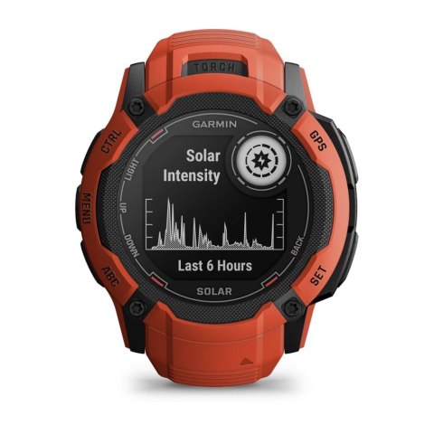 Garmin Zegarek sportowy Garmin Instinct 2X SOLAR Czerwony Garmin Zegarek sportowy Garmin Instinct 2X SOLAR Czerwony