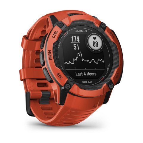 Garmin Zegarek sportowy Garmin Instinct 2X SOLAR Czerwony Garmin Zegarek sportowy Garmin Instinct 2X SOLAR Czerwony