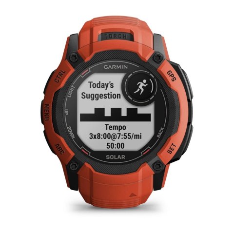 Garmin Zegarek sportowy Garmin Instinct 2X SOLAR Czerwony Garmin Zegarek sportowy Garmin Instinct 2X SOLAR Czerwony
