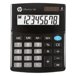Hewlett-Packard Kalkulator biurowy HP-OC 108/INT BX, 8-cyfr. wyświetlacz, 125x101x33mm, czarny