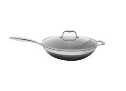 KOHERSEN Wok z powłoką DIAMOND Kohersen Black Cube z pokrywką (32 cm ; 5,1l)