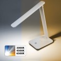 Maclean MACLEAN LAMPKA BIURKOWA LED, MAX. 9W, 220-240V AC, MOŻLIWOŚĆ ZMIANY BARWY, ŚCIEMNIALNA, 450LM MCE614 W